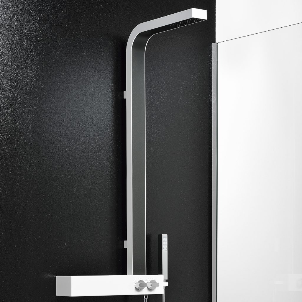 Colonna doccia in alluminio