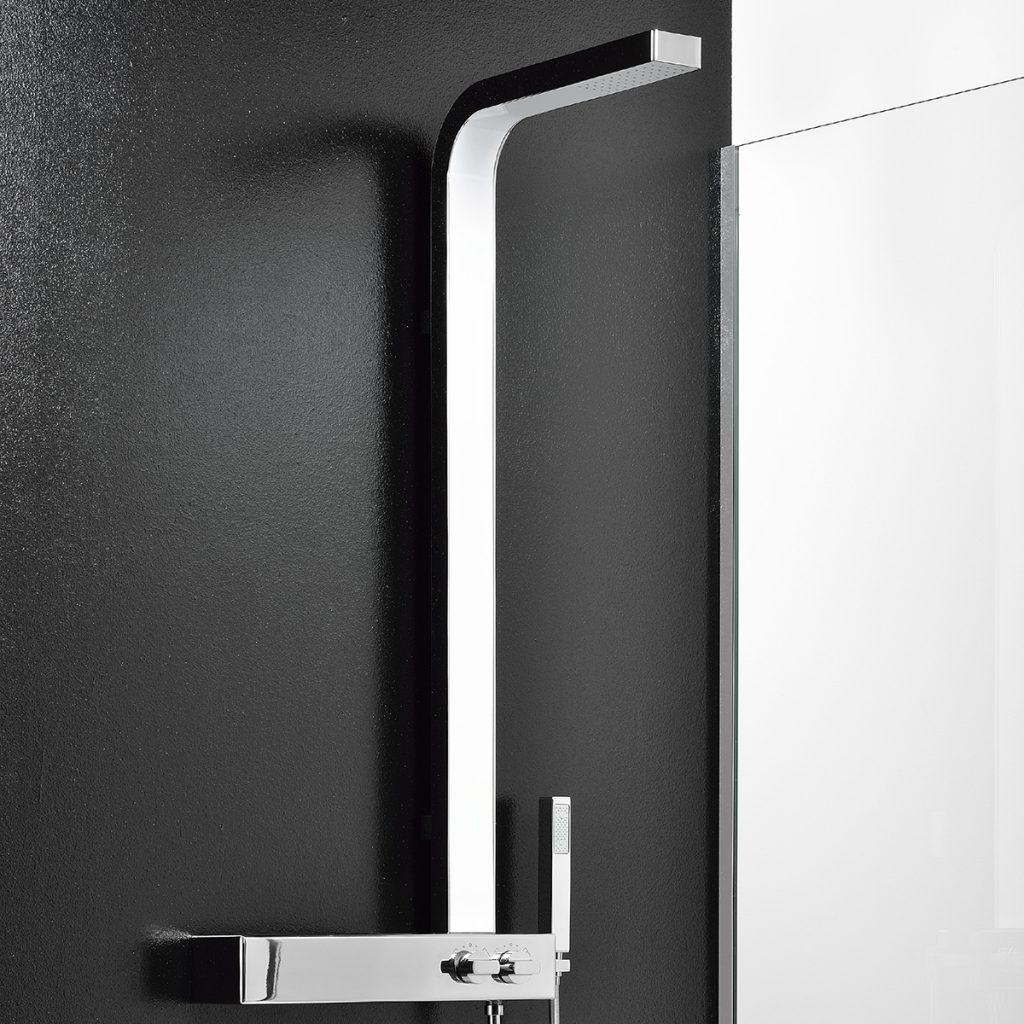 Colonna doccia in acciaio inox