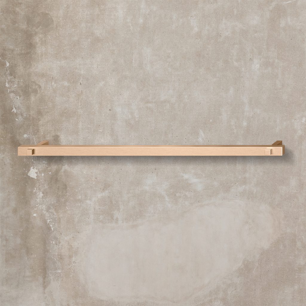 Porta asciugamano L 74 cm, interasse fori 65 cm