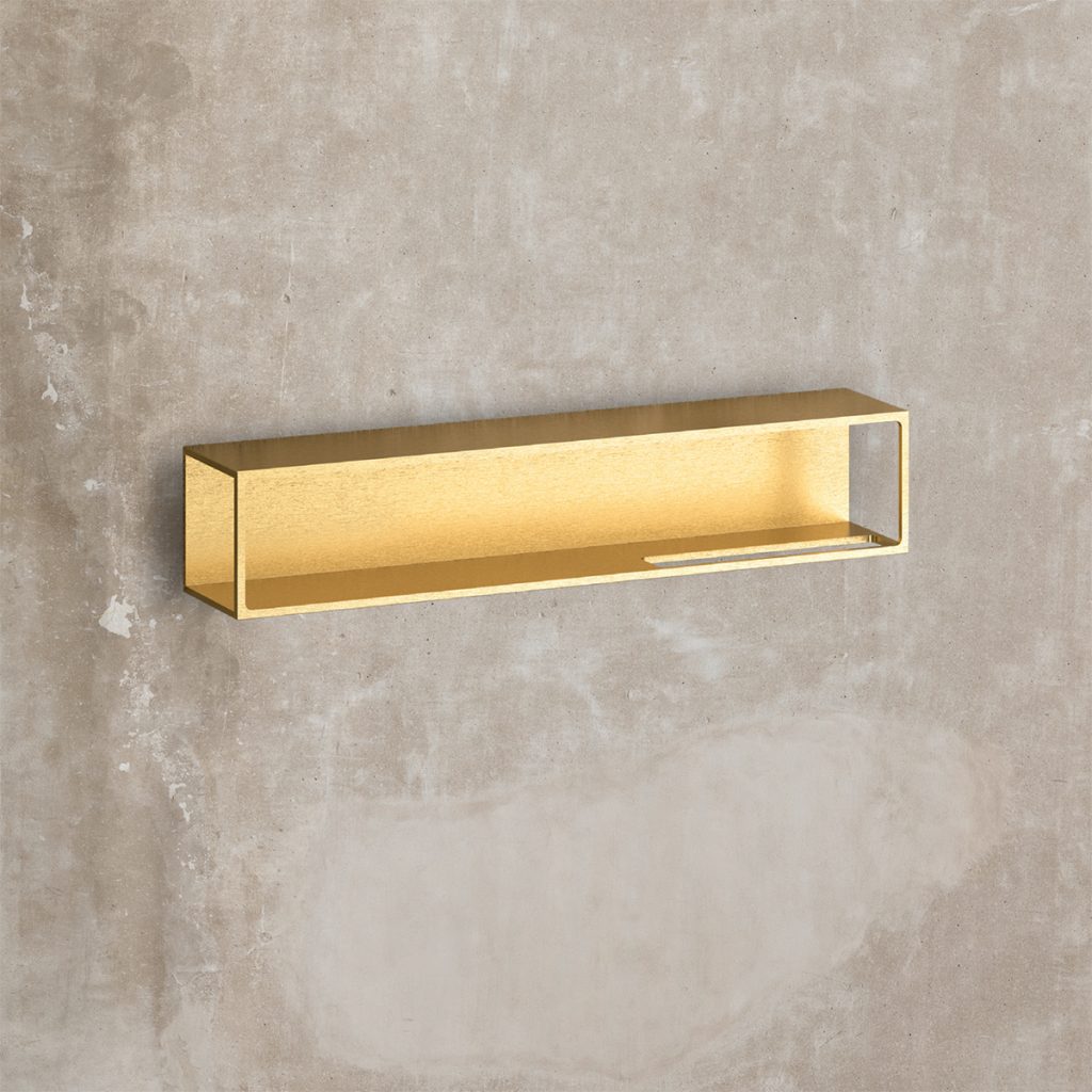 Pensile orizzontale con porta salvietta destra L 50