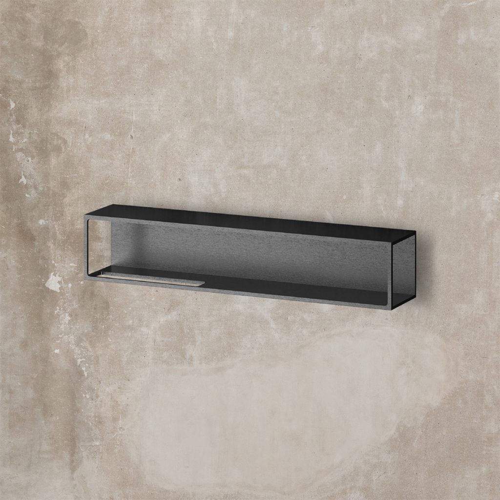Pensile orizzontale con porta salvietta sinistra L 50