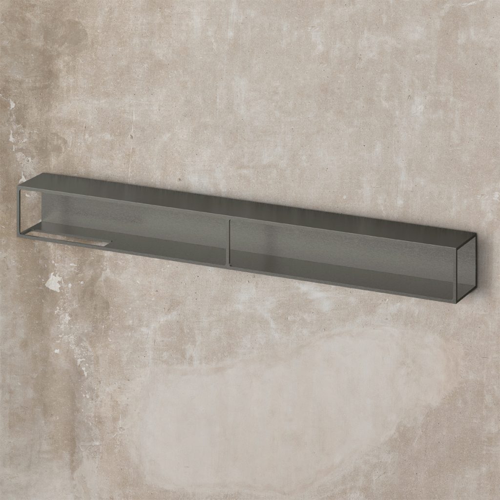 Pensile orizzontale con porta salvietta sinistra L 90